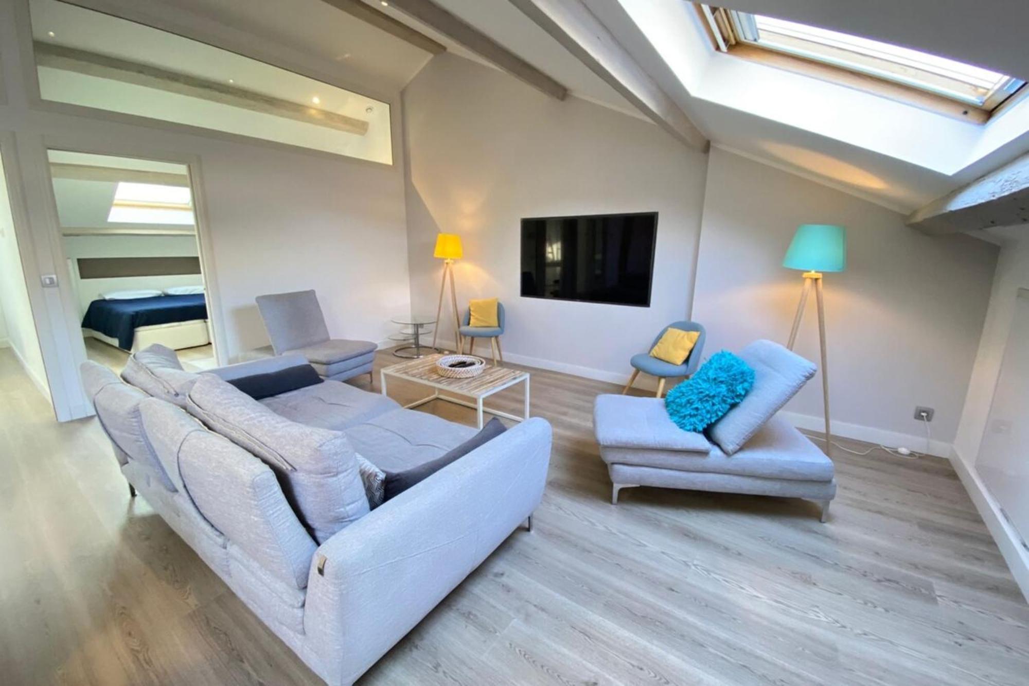Modern & Bright 4-Room Apartment In Cannes Banane المظهر الخارجي الصورة