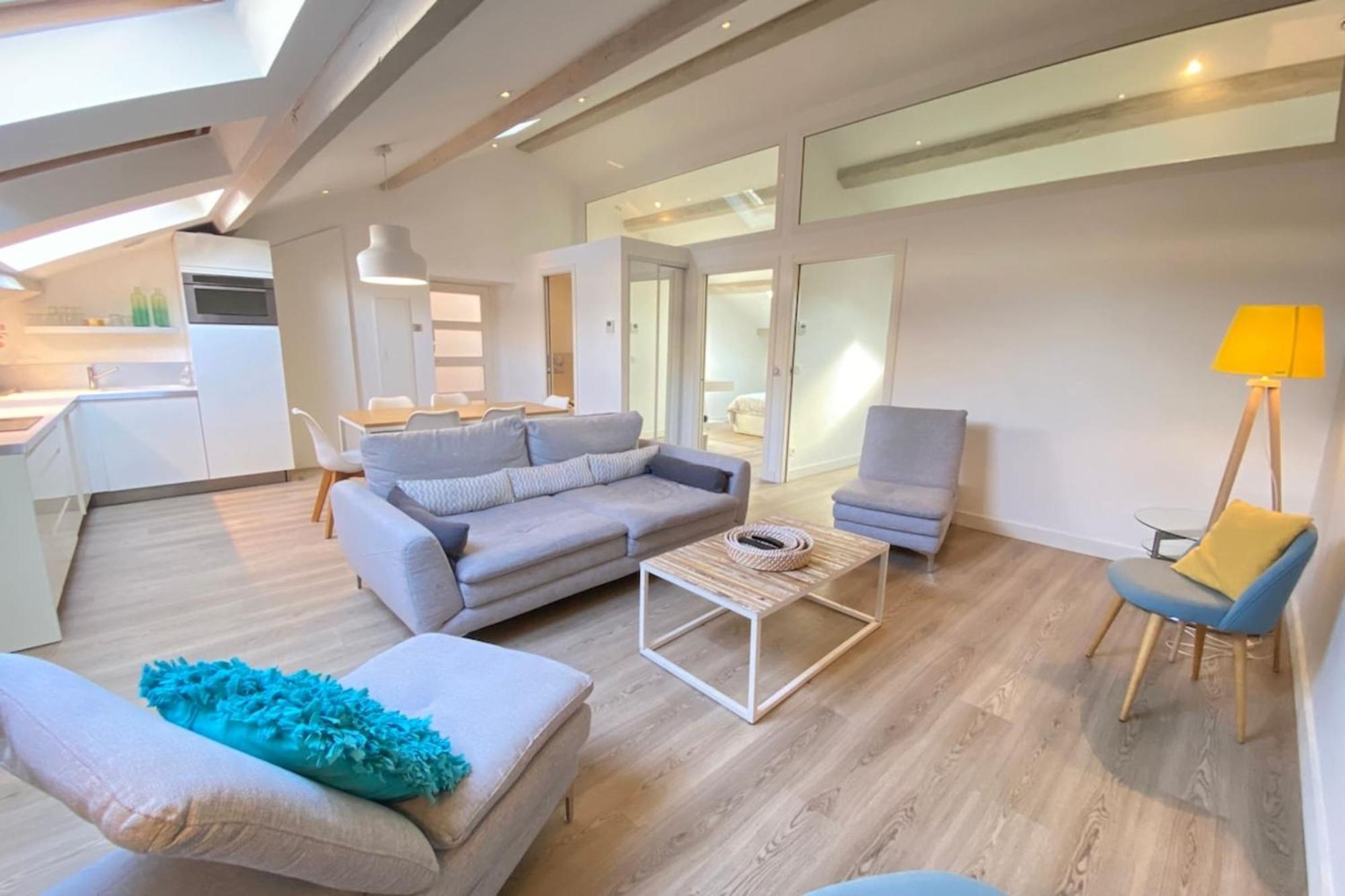 Modern & Bright 4-Room Apartment In Cannes Banane المظهر الخارجي الصورة